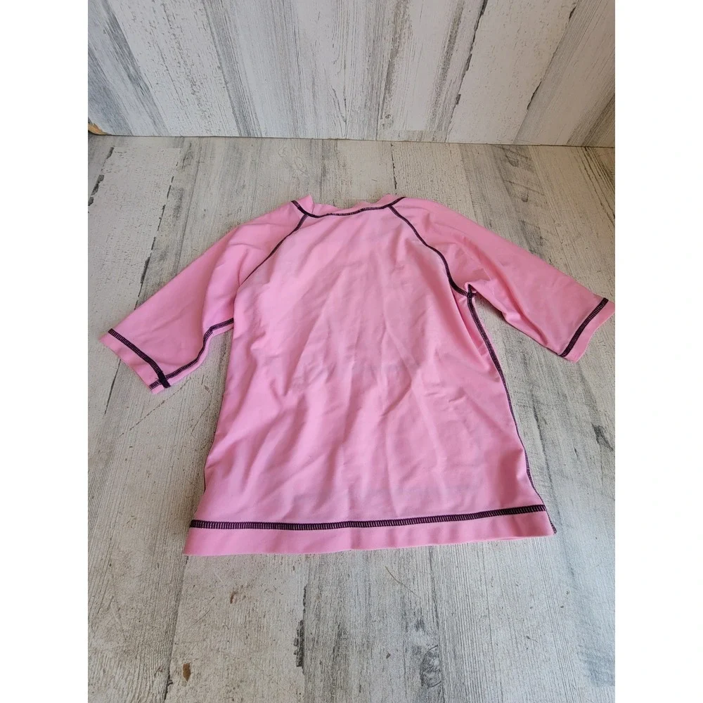 Hannah Anderson toddler small/ medium? pink shirts on black rash guard long